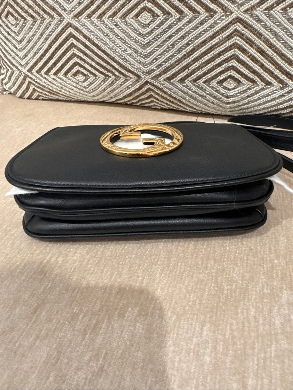 Gucci Blondie GG Mini Bag Web Stripe Strap